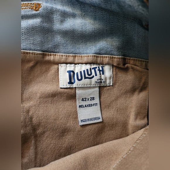 Duluth Mens 42x28 Ballroom Double Flex Carpenter Jeans - Picture 6 of 9